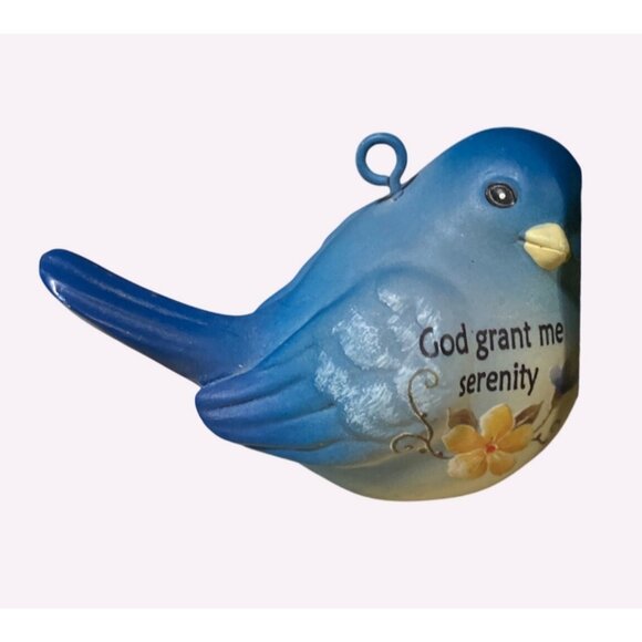 God Grant Me the Serenity Hanging Bird Ornament - Picture 9 of 9